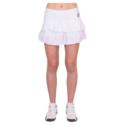 Badu Crew Pleated Bidi Skirt White