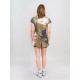 Bidi Badu Pure Wild Printed Olive Dark Grey Skirt