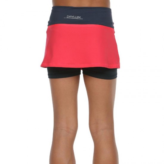 Skirt Bullpadel WPT Resoba Carmesi Fluor Junior