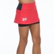 Skirt Bullpadel WPT Resoba Carmesi Fluor Junior