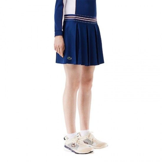 Lacoste Pique Navy Blue Skirt