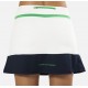 Falda Nox Pro Blanca Logo Verde