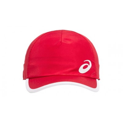 Red Asics Performance Cap