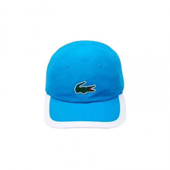 Gorra Lacoste Ligera Azul Blanco