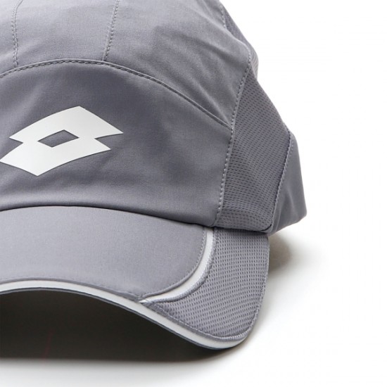 White Grey Lotto Cap