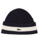 Lacoste Navy Blue White Wool Hat