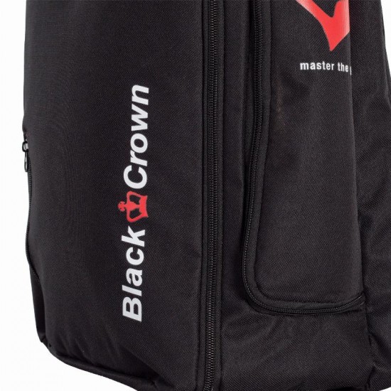 Black Crown Focus Black Red Backpack