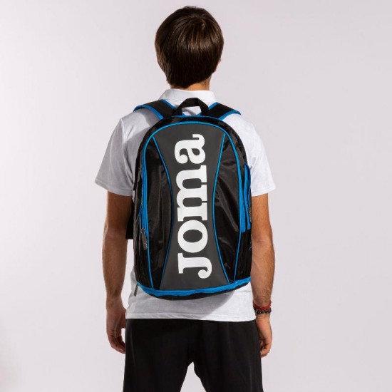 Joma Open Black Blue Backpack