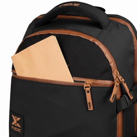 Mochila Nox AT10 Luxe Serie Ouverte Negro Marron