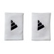 Adidas Long White Black Wristbands 2 Units