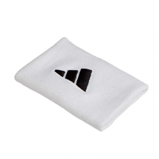 Adidas Long White Black Wristbands 2 Units