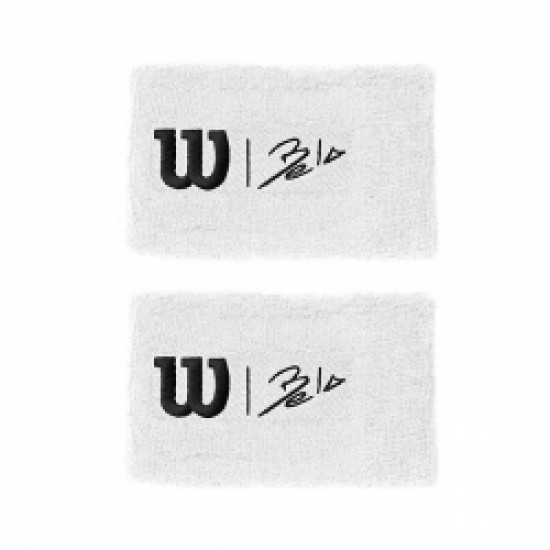 Wilson Bela II White wristbands