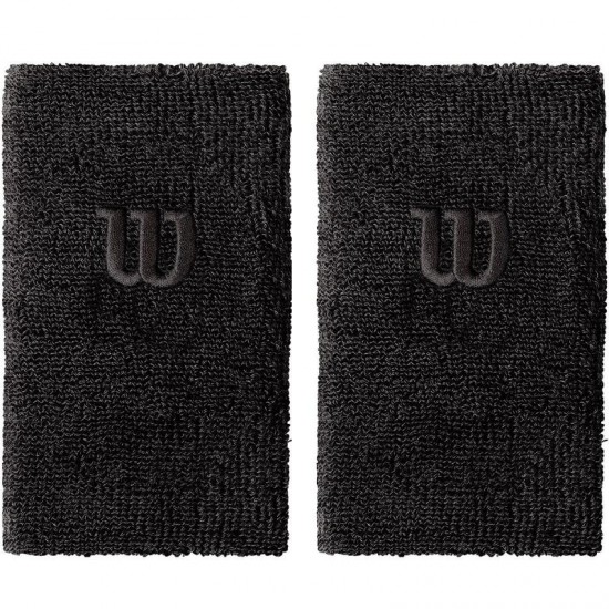 Wilson Black wristbands 2 units