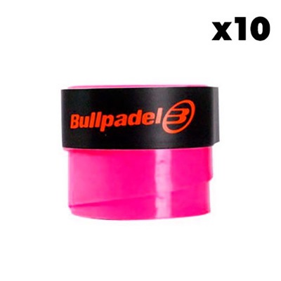 Overgrips Bullpadel Rosa Liso 10 Unidades