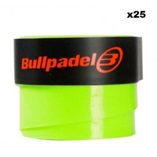 Overgrips Bullpadel Jaune Soufre Lisse 25 Unites