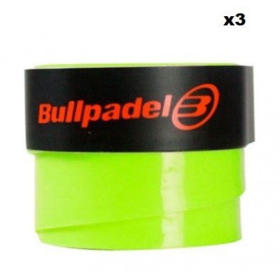 Overgrips Bullpadel Amarillo Azufre Liso 3 Unidades