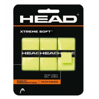 Overgrips Head Xtreme Soft Yellow 3 Unites