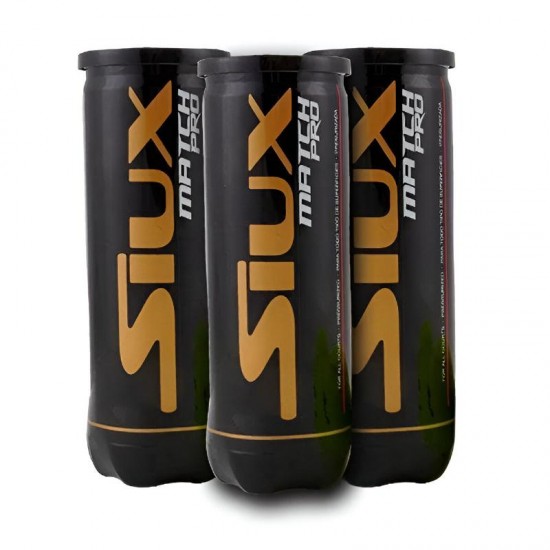 Pack of 3 Siux Match Pro Ball Canisters