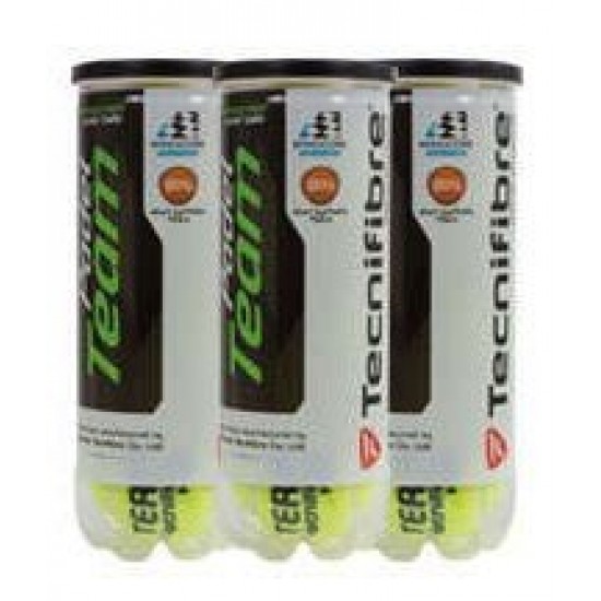 Pack de 3 Bouteilles de Balles Tecnifibre Padel Team