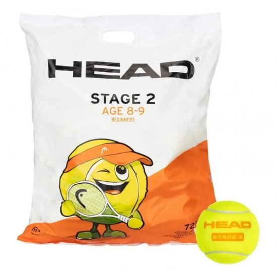 Pack of 72 Head Stage 2 Orange Balls