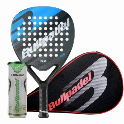 Pack de raquettes Bullpadel K2 Power 2023 avec etui et balles