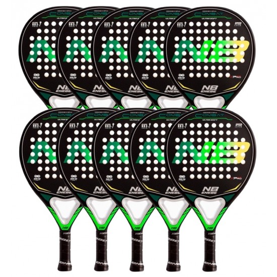 Pack Enebe Combat Green Yellow Paddle x10