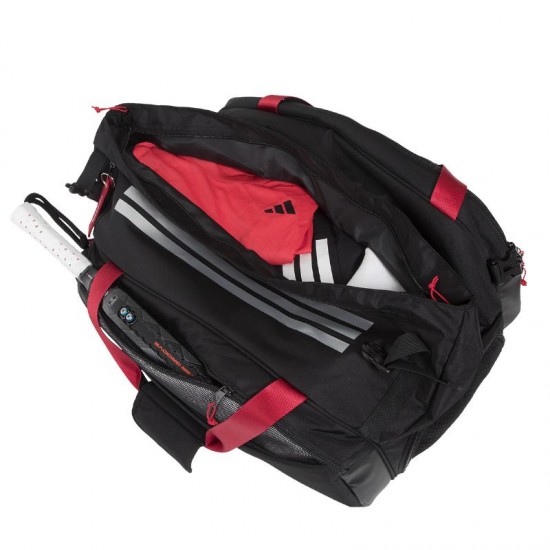 Adidas Ale Galan Multigame 3.4 Black Red Padel Racket Bag