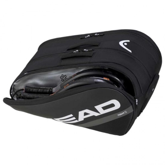 Paletero Head Tour Padel L Negro Blanco