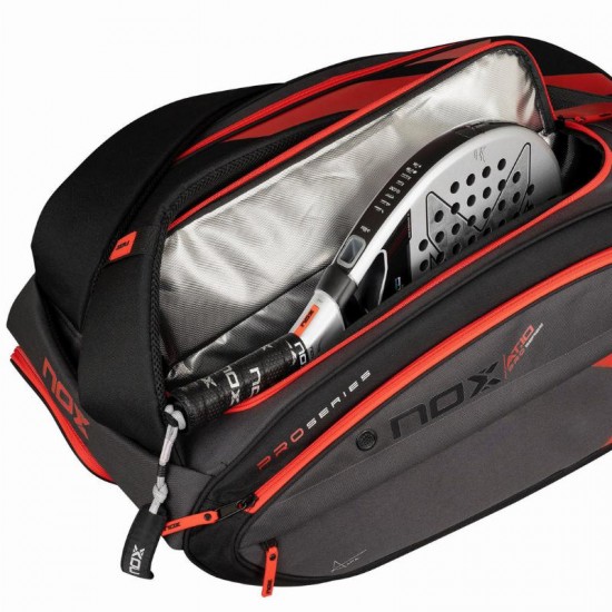 Sac de raquette de padel Nox AT10 XXL Noir Rouge