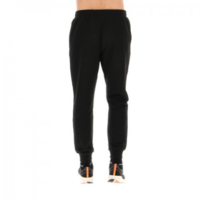 Pantalon Lotto Logo Due  Negro Amarillo