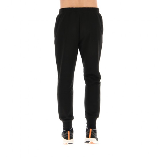 Pantalon Lotto Logo Due  Negro Amarillo