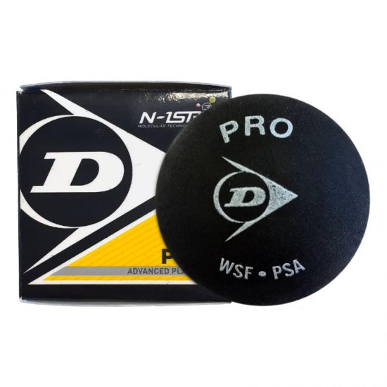 Dunlop Pro Double Point Yellow Squash Ball