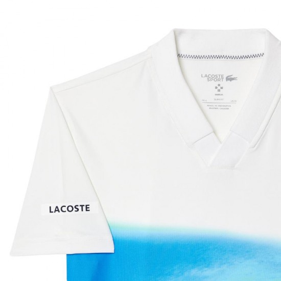 Polo Lacoste Daniil Medvedev Regular Blanc