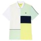 Lacoste Regular Fit Recycled Polo Shirt White Green