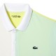 Polo Lacoste Regular Fit Recycle Blanc Vert