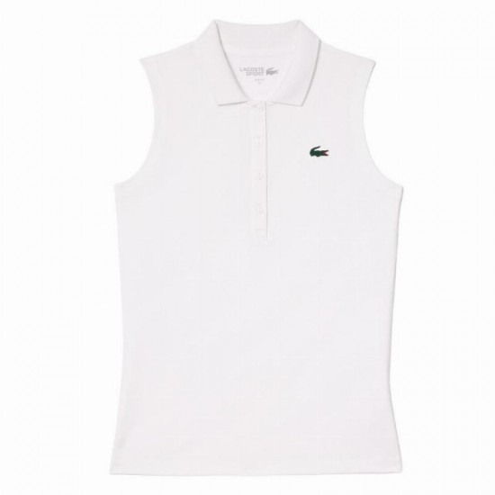 Lacoste Ultra Dry White Women''s Polo