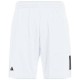 Adidas Club 3 Stripes Short Blanc Noir