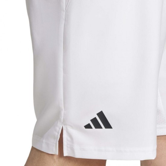 Adidas Club 3 Stripes Short Blanc Noir