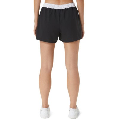 Short Asics Court Black White Women