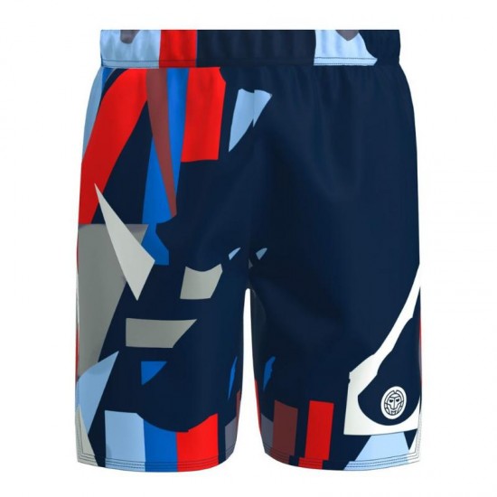 Badu New York 7 pouces bleu fonce rouge Bidi Shorts