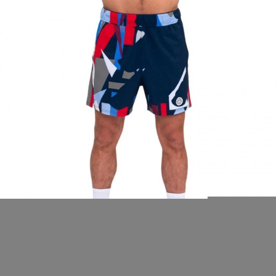 Badu New York 7 pouces bleu fonce rouge Bidi Shorts