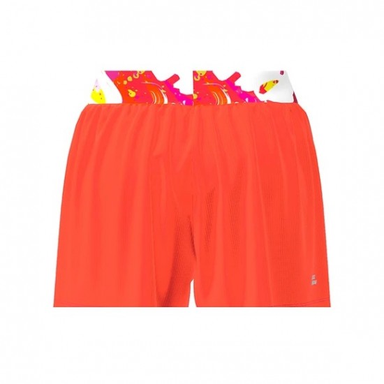 Short Bidi Badu Wild Arts Imprime 2en1 Naranja Mix Junior