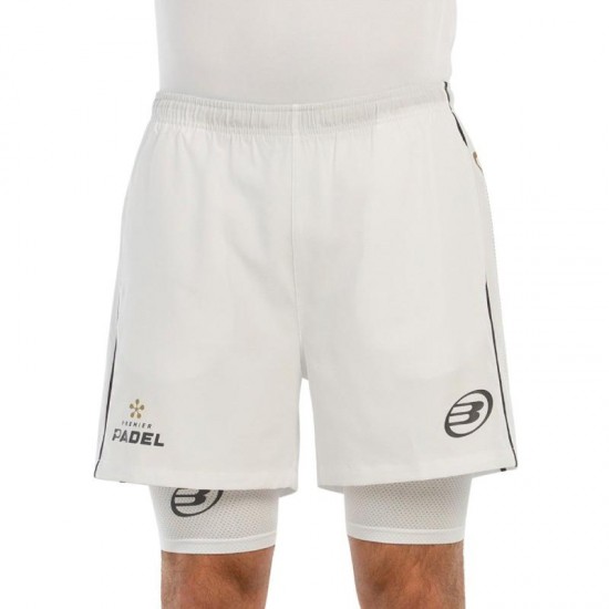 Bullpadel Premier Padel Barde White Shorts