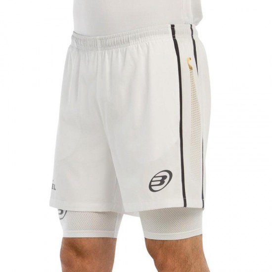 Bullpadel Premier Padel Barde White Shorts