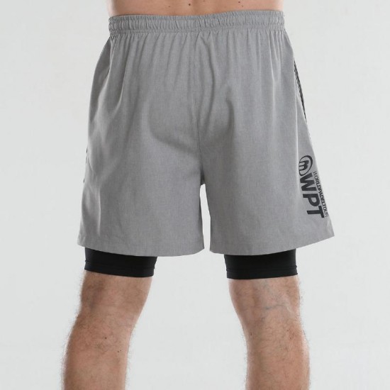 Short Bullpadel WPT Lirio Gris Medio Vigore