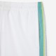 Short Lacoste Poliester Reciclado Blanco Verde