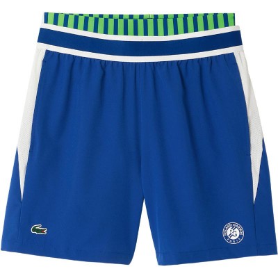 Short Lacoste Roland Garros Bleu Blanc Vert