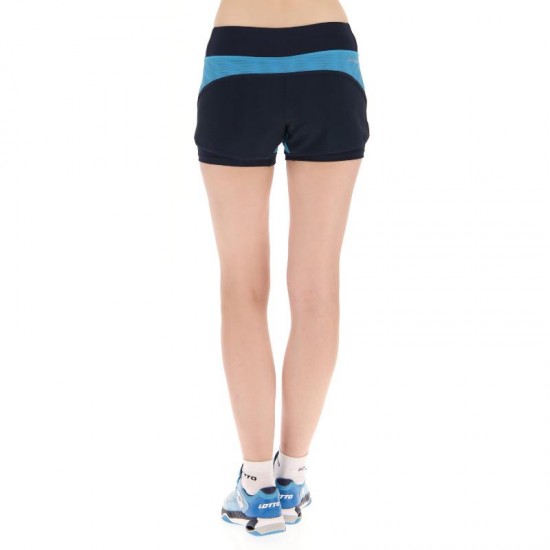 Short Lotto Top IV Blue Gradient Femme