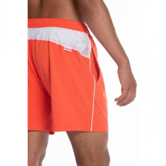 Nox Team Shorts Orange Rouge Blanc