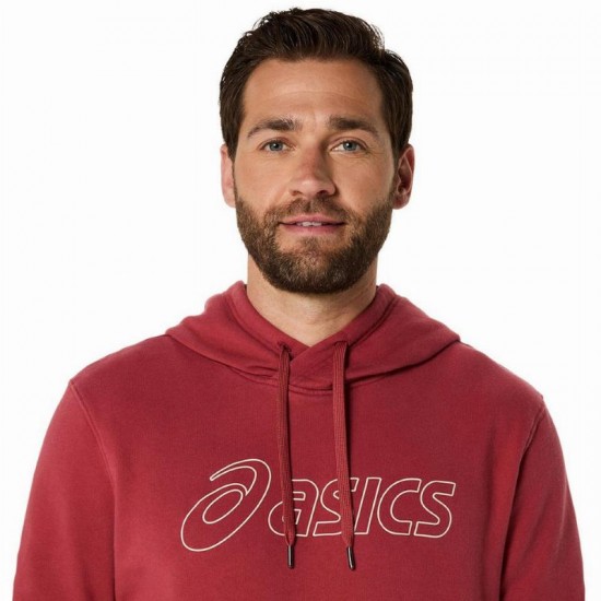 Asics Logo Red Birch Sweatshirt